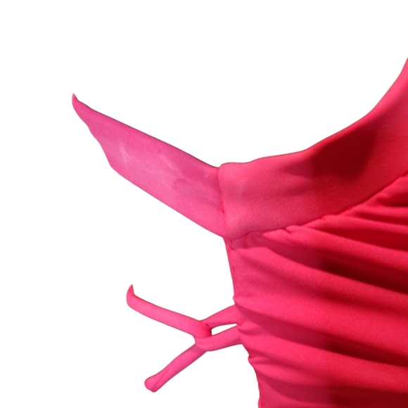 Halara Red Midi Dress With Slit XS - Picture 5 of 6